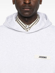 JACQUEMUS Grey Sweater — Le Hoodie Gros Grain