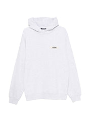JACQUEMUS Grey Sweater — Le Hoodie Gros Grain