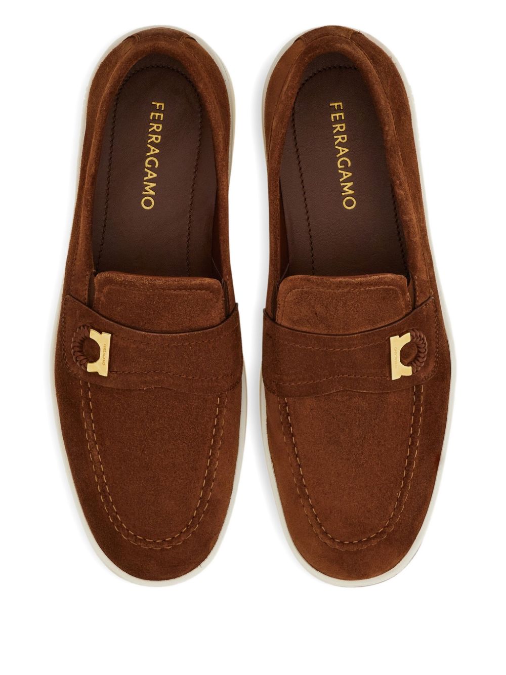 Ferragamo Flat shoes Brown