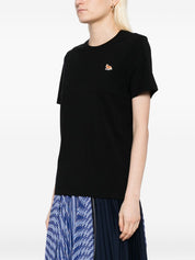 Maison Kitsuné Baby Fox T‑Shirt — Black Cotton Topwear
