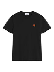 Maison Kitsuné Fox Head Cotton T‑Shirt — Black, Women
