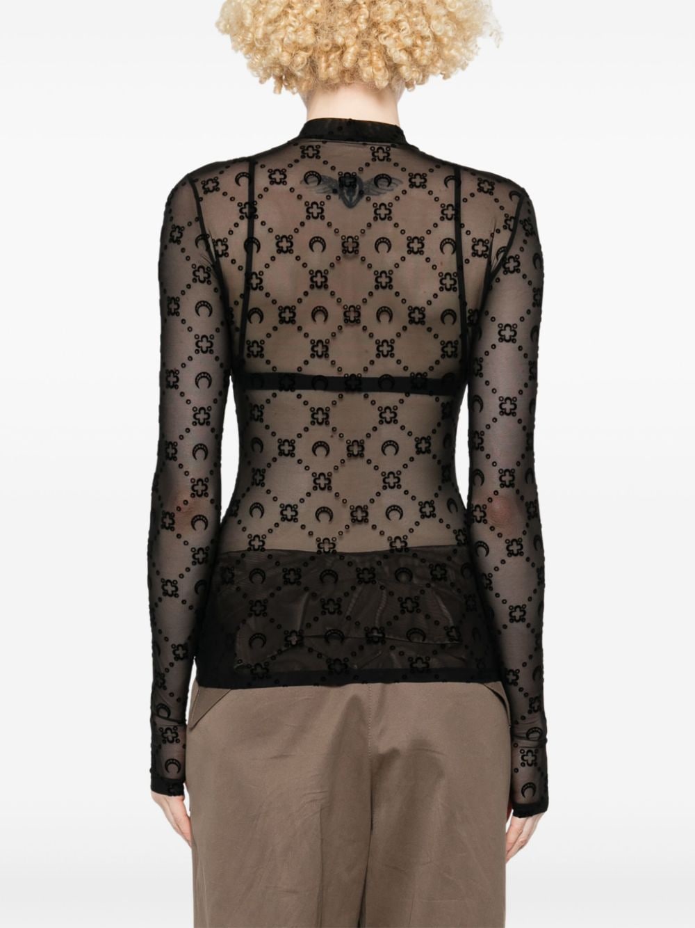 Marine Serre Moonogram Mesh Top — New In SS26