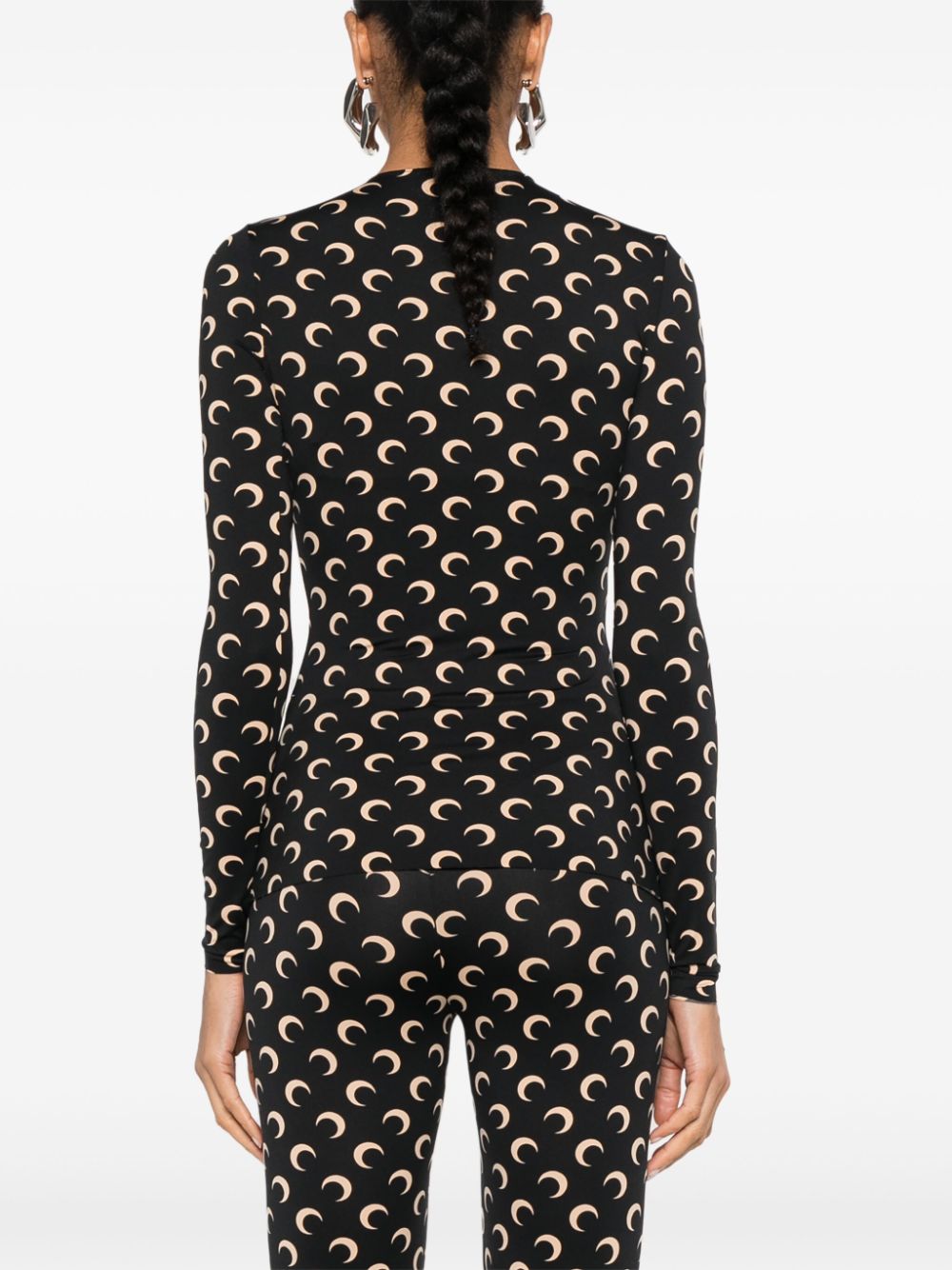 Marine Serre Moon Crewneck Top — New In
