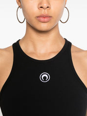 Marine Serre Black Crescent Moon Tank Top — New In