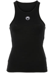 Marine Serre Black Crescent Moon Tank Top — New In