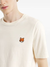 Maison Kitsuné Beige Fox T-Shirt — Topwear for Men