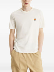 Maison Kitsuné Beige Fox T-Shirt — Topwear for Men