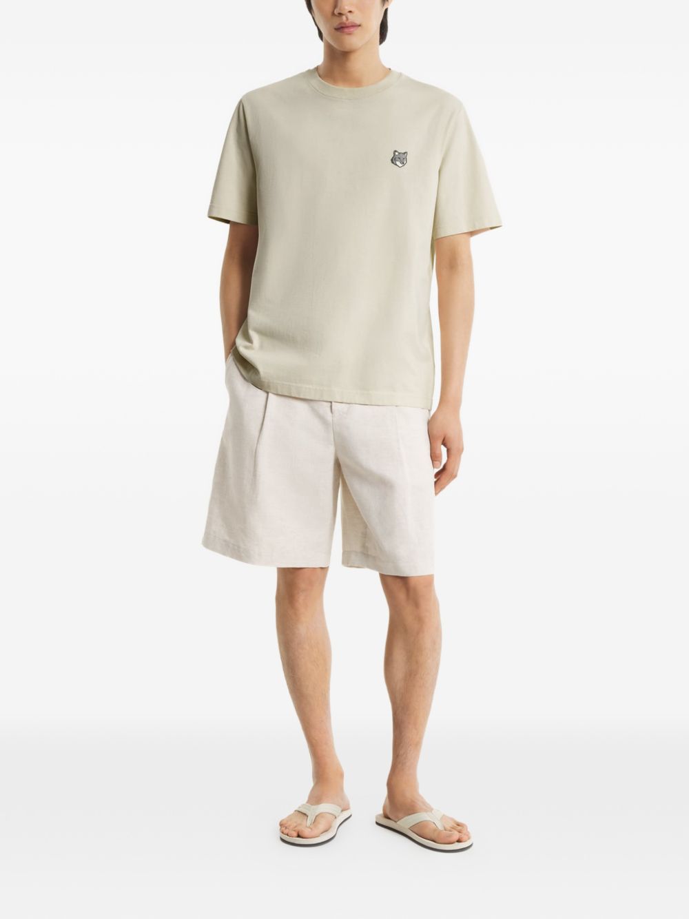 Maison Kitsuné Beige T-Shirts & Polos for Men — New In