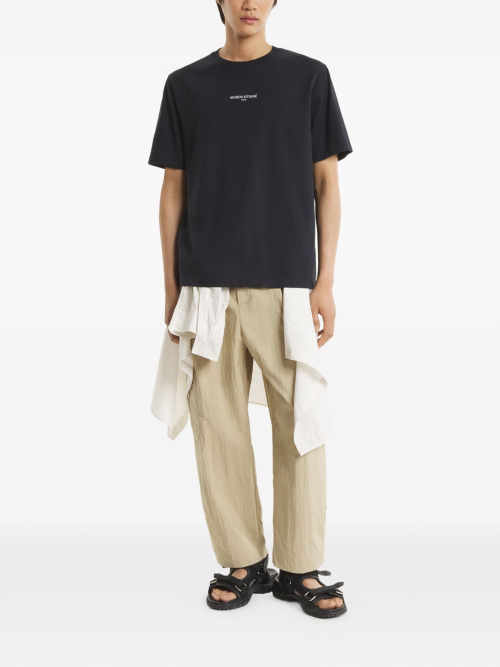 Maison Kitsuné MAISON KITSUNE' T-shirts and Polos Black