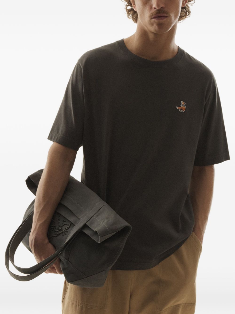 Maison Kitsuné Brown T-Shirts & Polos — New In