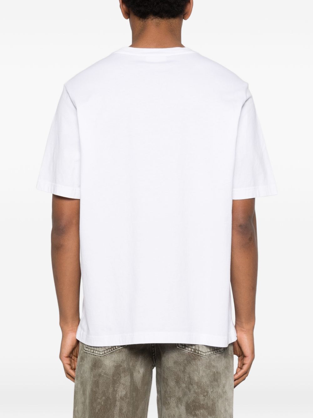 Maison Kitsuné White Cotton T-Shirt for Men — New