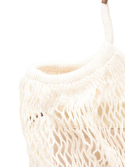 Hereu Beige Shopper Bag — Silk & Nylon Calella Tote