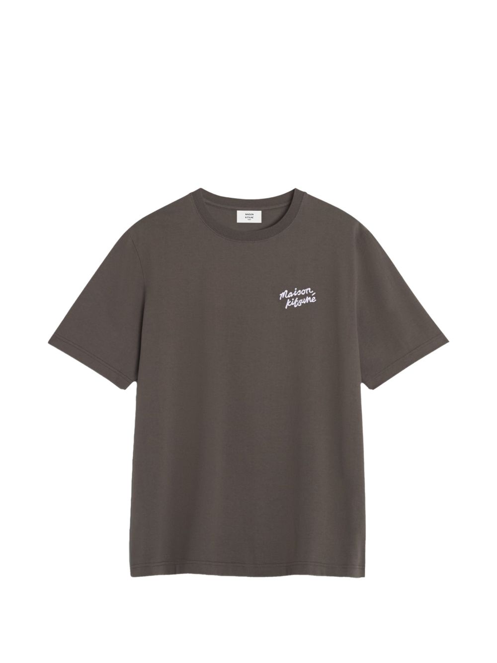 Maison Kitsuné Brown Logo T-Shirt — Topwear for Men