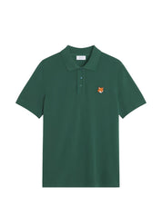 Maison Kitsuné Green Fox-Head Polo Shirts for Men