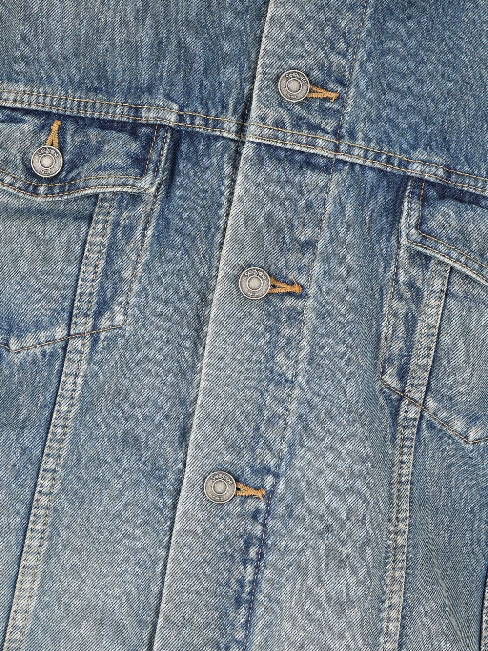 Saint Laurent  Coats Blue