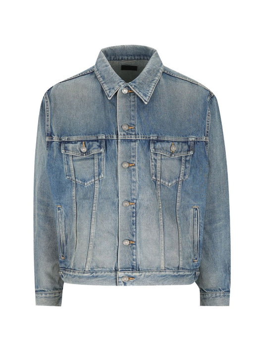 Saint Laurent  Coats Blue