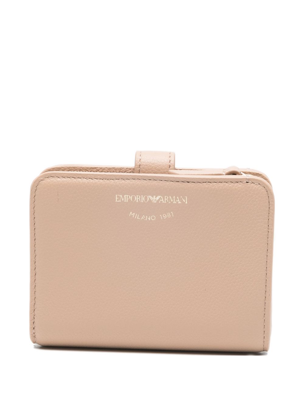 Emporio Armani Beige Wallets — Leather Bifold (New)