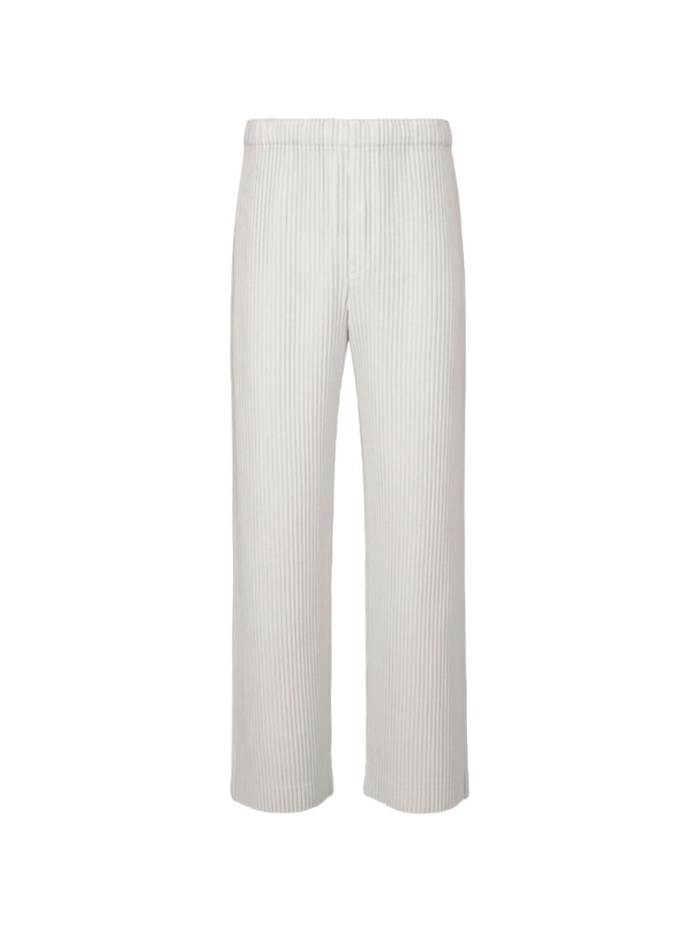 HOMME PLISSE' ISSEY MIYAKE Trousers — Light Grey Pleat
