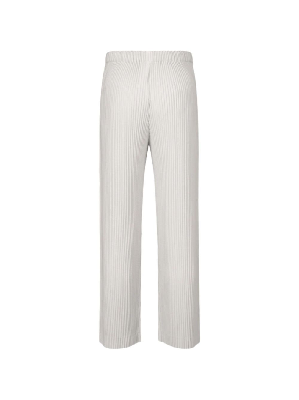 HOMME PLISSE' ISSEY MIYAKE Trousers — Light Grey Pleat