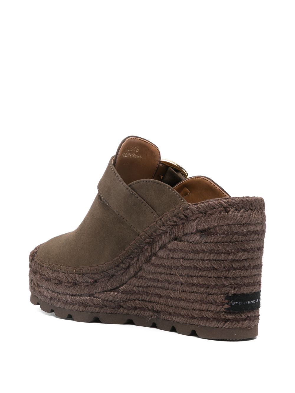 Stella McCartney Sandals Brown — Gaia Suede Clogs