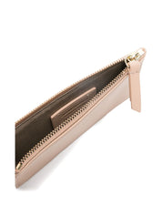 Emporio Armani Beige Wallets — Leather Card Cases