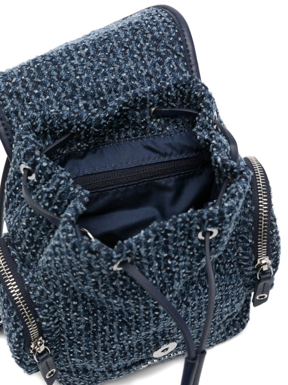 Ganni Blue Denim Backpack — New Arrival Women’s Bag