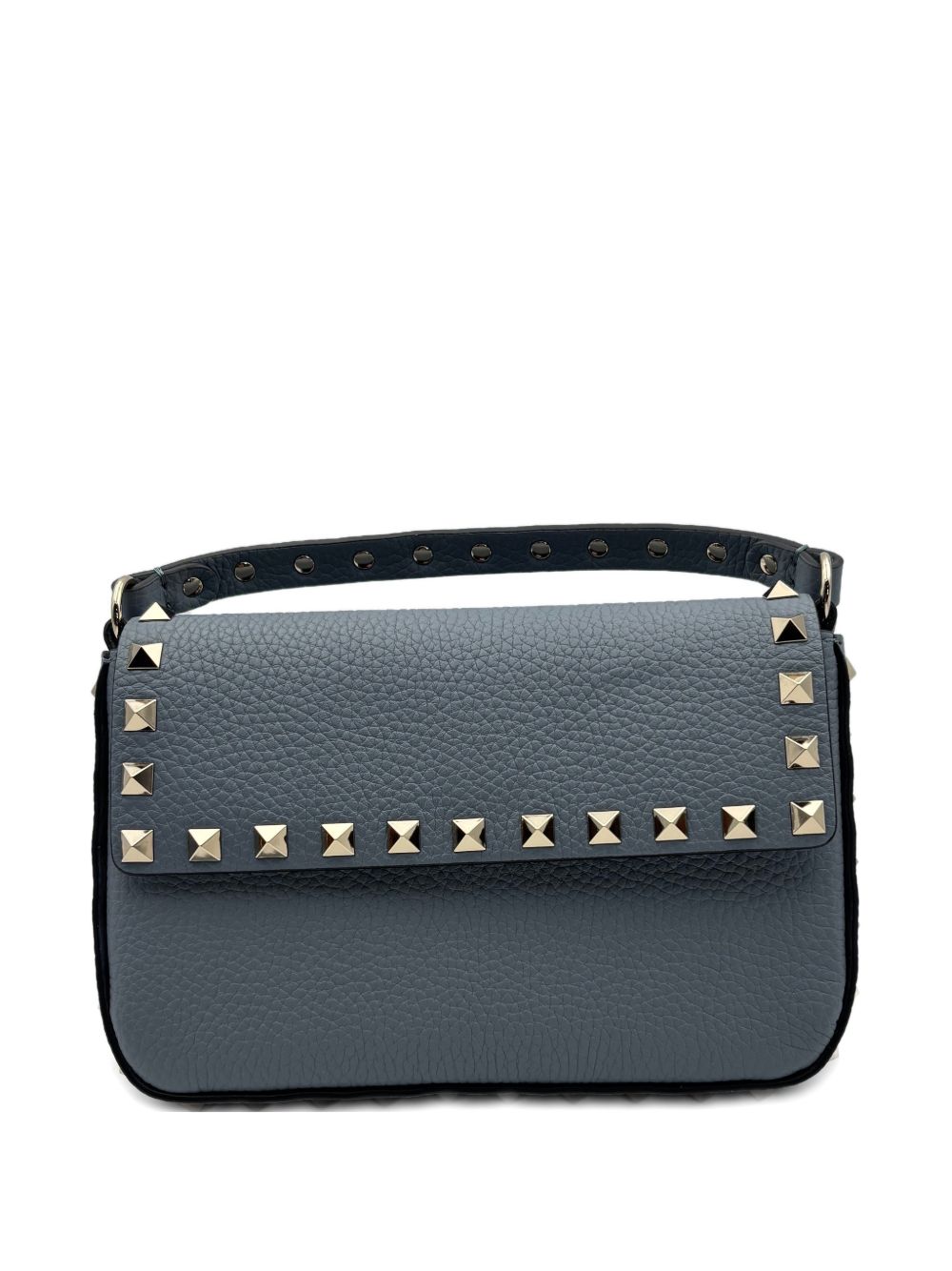 Valentino Garavani Grey Clutches — Rockstud Mini Bag