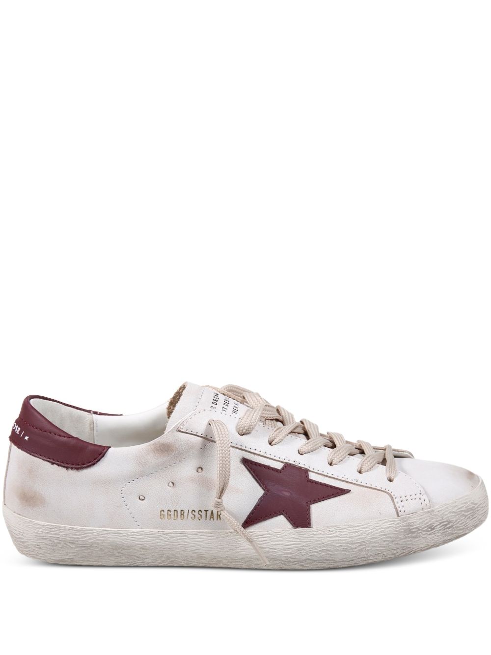 Golden Goose Red Sneakers — Super-Star Leather