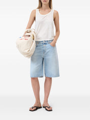 Closed Denim Cotton Shorts — Clear Blue, Women (New In)