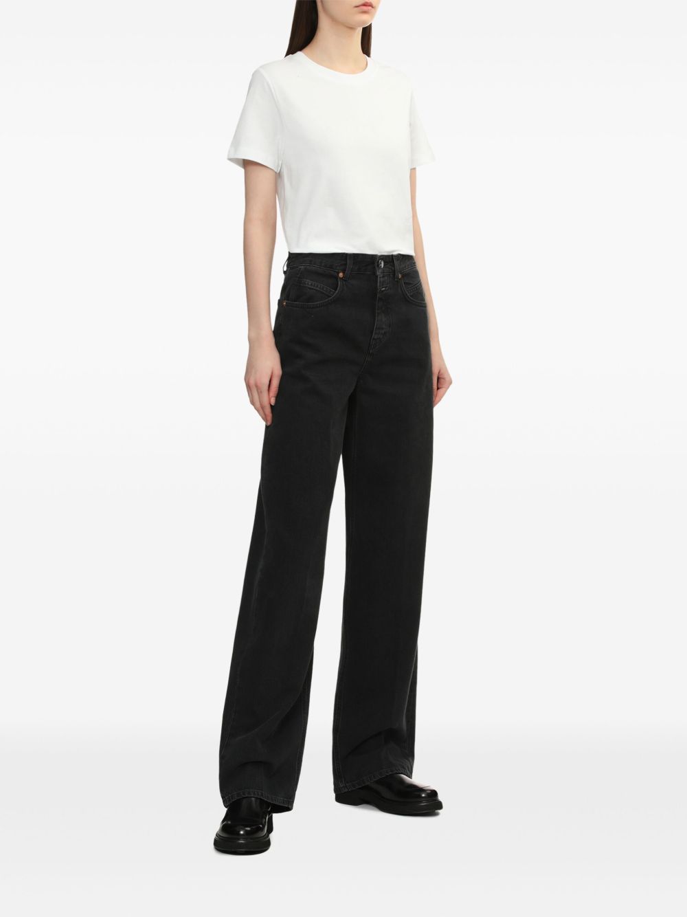 Closed White T-Shirts & Polos — Women's Topwear