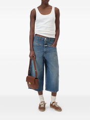 Closed Ivory Ribbed Tank Top — Women's Topwear