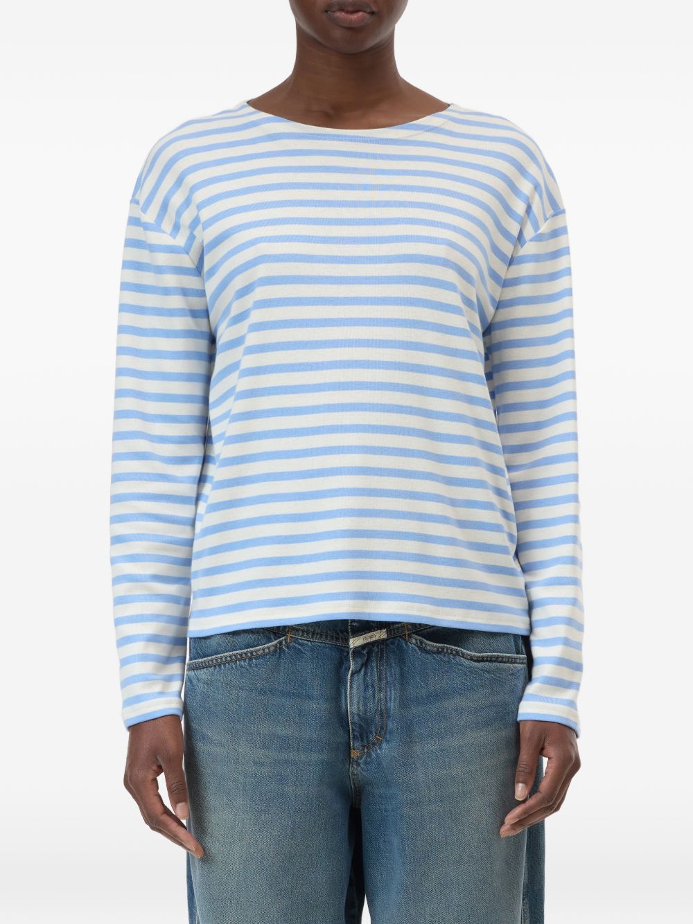 Closed Clear Blue T-Shirts & Polos — New Women’s Topwear