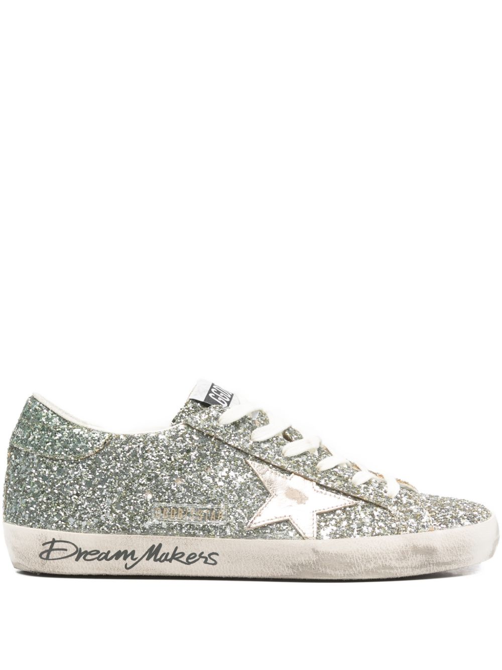 Golden Goose Silver Sneakers — Super-Star Women’s Shoes