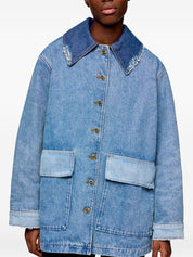 GANNI Coats NAVY