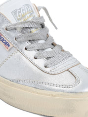 Golden Goose Silver Sneakers for Women — New Arrival
