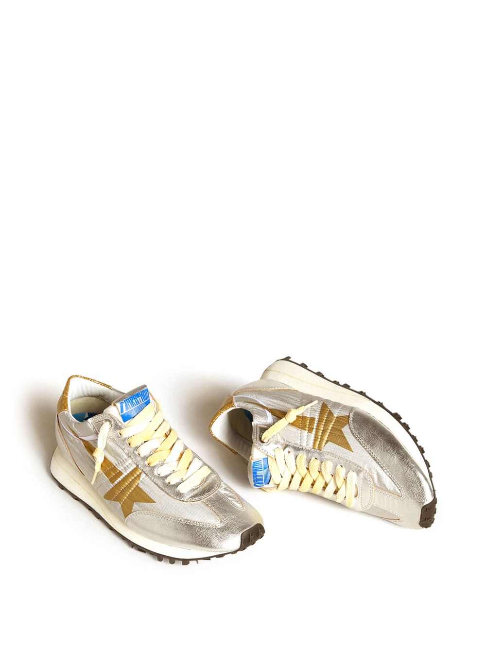 Golden Goose Marathon Sneakers — Silver Women's Shoes