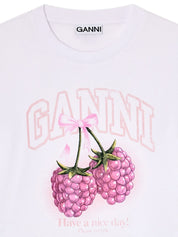 GANNI T-shirts and Polos White