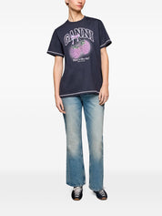 GANNI T-shirts and Polos Black