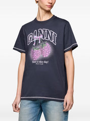 GANNI T-shirts and Polos Black