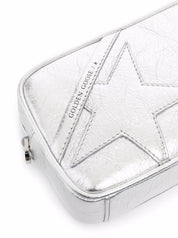 Golden Goose Silver Shoulder Bag — New Mini Star