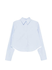 SPORTMAX PRE Shirts Clear Blue