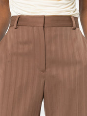 Stella McCartney Trousers Leather Brown