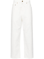 Golden Goose Jeans White — Men's Loose Fit Denim