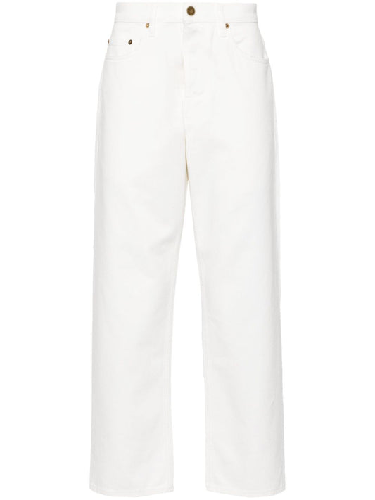 Golden Goose Jeans White — Men's Loose Fit Denim