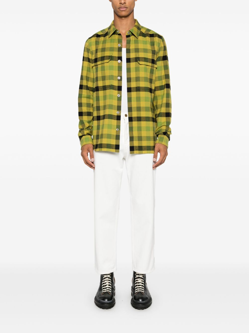 Golden Goose Jeans White — Men's Loose Fit Denim