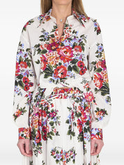 Dolce & Gabbana Floral-Print Knotted Shirt — New In