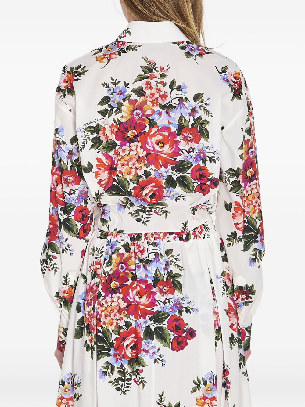 Dolce & Gabbana Floral-Print Knotted Shirt — New In