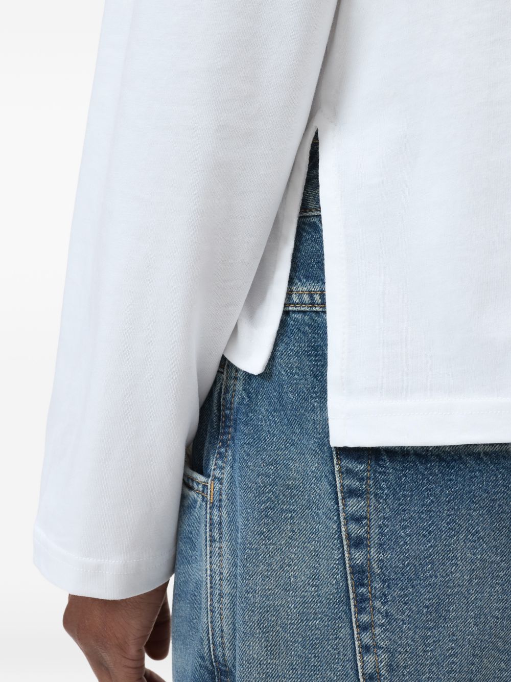 Closed White Crewneck Sweater for Women — Organic Cotton