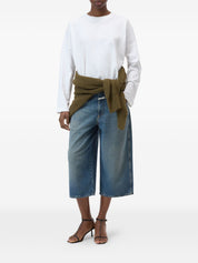 Closed White Crewneck Sweater for Women — Organic Cotton