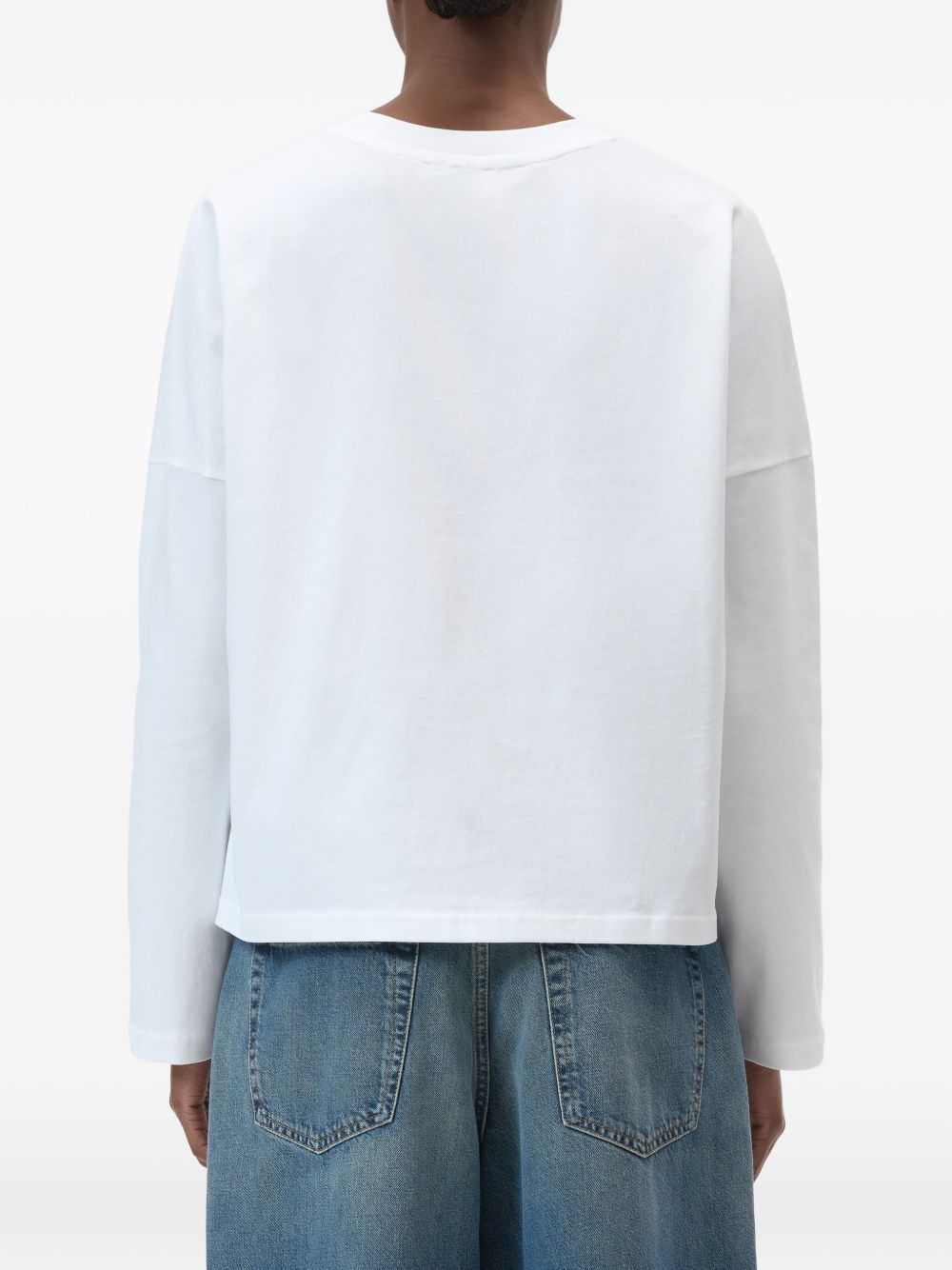 Closed White Crewneck Sweater for Women — Organic Cotton